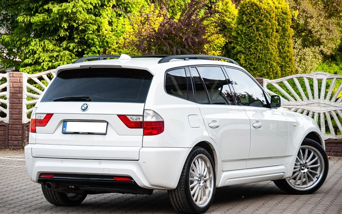 BMW X3 cena 39900 przebieg: 229000, rok produkcji 2008 z Jedwabne małe 781